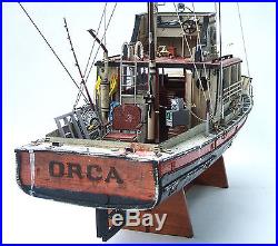 Jaws Orca Wooden Model Boat Wood Lobster Fishing Trawler ...