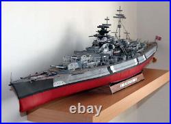 1200 Scale German Battleship Bismarck DIY Handcraft Paper Model Kit 1200 Scale German Battleship Bismarck DIY Handcraft Paper Model Kit