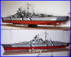 1200 Scale German Battleship Bismarck DIY Handcraft Paper Model Kit 1200 Scale German Battleship Bismarck DIY Handcraft Paper Model Kit
