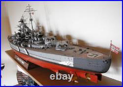 1200 Scale German Battleship Bismarck DIY Handcraft Paper Model Kit 1200 Scale German Battleship Bismarck DIY Handcraft Paper Model Kit