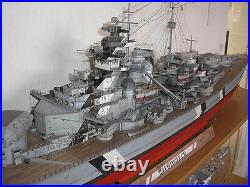 1200 Scale German Battleship Bismarck DIY Handcraft Paper Model Kit 1200 Scale German Battleship Bismarck DIY Handcraft Paper Model Kit