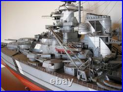 1200 Scale German Battleship Bismarck DIY Handcraft Paper Model Kit 1200 Scale German Battleship Bismarck DIY Handcraft Paper Model Kit