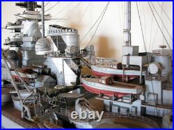 1200 Scale German Battleship Bismarck DIY Handcraft Paper Model Kit 1200 Scale German Battleship Bismarck DIY Handcraft Paper Model Kit