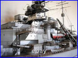 1200 Scale German Battleship Bismarck DIY Handcraft Paper Model Kit 1200 Scale German Battleship Bismarck DIY Handcraft Paper Model Kit
