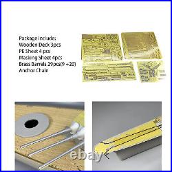 1200 Upgrade Set for USS Missouri Battleship Trumpeter 03705 Wooden Deck Barrel