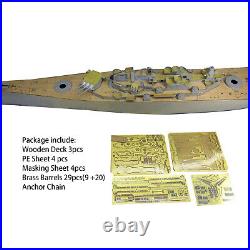 1200 Upgrade Set for USS Missouri Battleship Trumpeter 03705 Wooden Deck Barrel