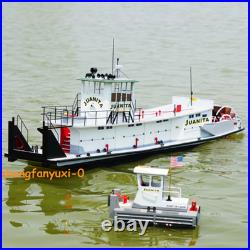 124 1040mm Sternwheeler JUANITA 41 Wooden Model RC Model Ship Kit Unassembled