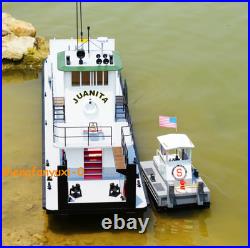124 1040mm Sternwheeler JUANITA 41 Wooden Model RC Model Ship Kit Unassembled