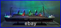1440 Titanic Wooden Ship 23 Model Ship Cruise Decor Handmade Gift