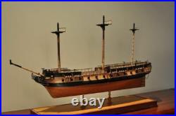 175 Scale HMS Surprise Historic Sailing Ship High End Wooden Model Kit 36.4