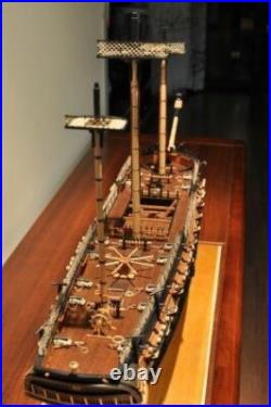 175 Scale HMS Surprise Historic Sailing Ship High End Wooden Model Kit 36.4