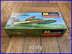 1955 MONOGRAM Dipsy Doodle RACING SPEEDBOAT Hydroplane KIT # P398 Complete