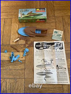 1955 MONOGRAM Dipsy Doodle RACING SPEEDBOAT Hydroplane KIT # P398 Complete