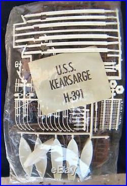 1960S REVELL USS KEARSARGE MODEL KIT No. H-3911200 CIVIL WAR STEAM SLOOP SHIP