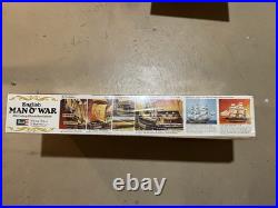 1974 Revell Man O'War English Clipper Ship Plastic Model Kit