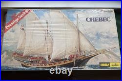 1977 Aurora Heller Chebec 150 Unassembled Ship Model Kit 6542 In Packaging