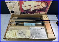 1978 Vintage USS Constitution Ship Model Kit By Revell New Never Assembled