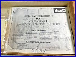 1978 Vintage USS Constitution Ship Model Kit By Revell New Never Assembled
