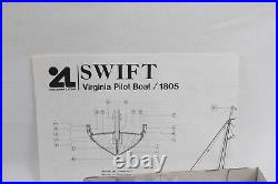 1982 Artesania Latina Swift Virginia Pilot Boat 1805 Wood Model Kit 150 NOS New