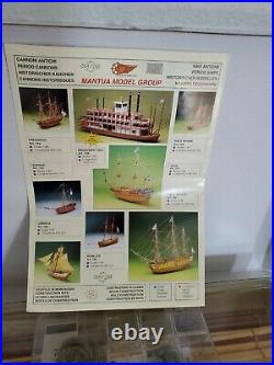 1996 Artesania Latina Wood Model Ship Mare Nostrum Fishyng Trawler 135