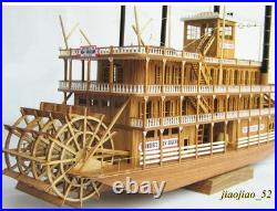 1/100 MISSISSIPPI 1870 Steam Paddle Wheeler Wooden Ship Model Kit, Length 540mm