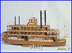1/100 MISSISSIPPI 1870 Steam Paddle Wheeler Wooden Ship Model Kit, Length 540mm