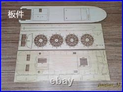 1/100 MISSISSIPPI 1870 Steam Paddle Wheeler Wooden Ship Model Kit, Length 540mm