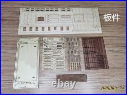 1/100 MISSISSIPPI 1870 Steam Paddle Wheeler Wooden Ship Model Kit, Length 540mm