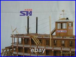1/100 MISSISSIPPI 1870 Steam Paddle Wheeler Wooden Ship Model Kit, Length 540mm