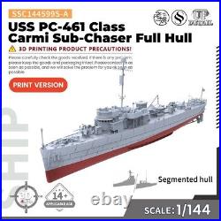 1/144 Military Model Kit USS PC-461 Class Carmi Sub-Chaser Full Hull 1/144 Military Model Kit USS PC-461 Class Carmi Sub-Chaser Full Hull