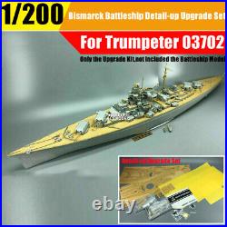 1/200 German Bismarck Battleship Detail Improve Upgrade Kits for Trumpeter 03702