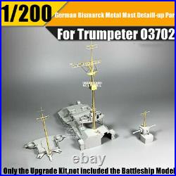 1/200 German Bismarck Battleship Metal Mate Detail-up Part for Trumpeter 03702