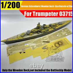 1/200 German Schranhorst Battleship Detail-up Upgrade Set for Trumpeter 03715