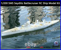 1/200 SMS Seydlitz Battlecruiser RC Ship Model Kit with Detail Upgrade Set CY514