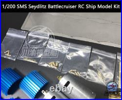 1/200 SMS Seydlitz Battlecruiser RC Ship Model Kit with Detail Upgrade Set CY514