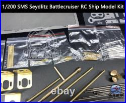 1/200 SMS Seydlitz Battlecruiser RC Ship Model Kit with Detail Upgrade Set CY514