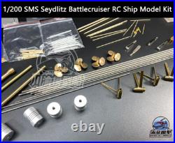 1/200 SMS Seydlitz Battlecruiser RC Ship Model Kit with Detail Upgrade Set CY514