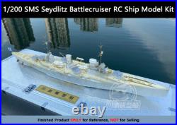 1/200 SMS Seydlitz Battlecruiser RC Ship Model Kit with Detail Upgrade Set CY514