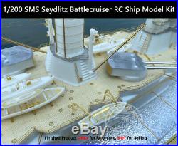 1/200 SMS Seydlitz Battlecruiser RC Ship Model Kit with Detail Upgrade Set CY514