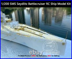 1/200 SMS Seydlitz Battlecruiser RC Ship Model Kit with Detail Upgrade Set CY514