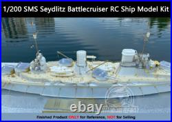 1/200 SMS Seydlitz Battlecruiser RC Ship Model Kit with Detail Upgrade Set CY514