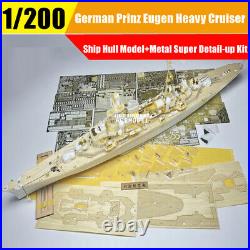 1/200 Scale German Prinz Eugen Heavy Cruiser Model&Super Upgrade Detail-up Set