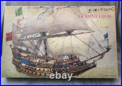1/200 Scale Model Le Saint Louis Sailing Ship Heller 837 RARE VINTAGE