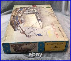 1/200 Scale Model Le Saint Louis Sailing Ship Heller 837 RARE VINTAGE
