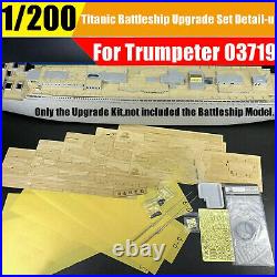 1/200 Titanic Wooden Deck Metal Super Detail-up Upgrade Set for Trumpeter 03719 1/200 Titanic Wooden Deck Metal Super Detail-up Upgrade Set for Trumpeter 03719
