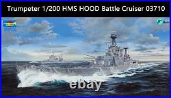 1/200 Trumpeter U. K. HMS Hood Battle Cruiser Warship Kit Plastic Boat 03710