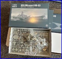 1/200 scale model ship Trumpeter Battleship Missouri