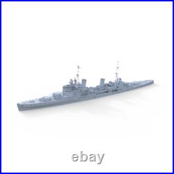 1/300 Military Model HMS Liverpool Gloucester Class Light Cruiser Segmented hull