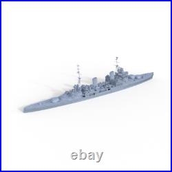 1/300 Military Model HMS Liverpool Gloucester Class Light Cruiser Segmented hull