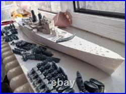 1/350/200/144 model of the British battleship HMS Vanguard